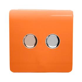 ART-2LDMOR  2 Gang 2 Way LED Dimmer Switch Orange